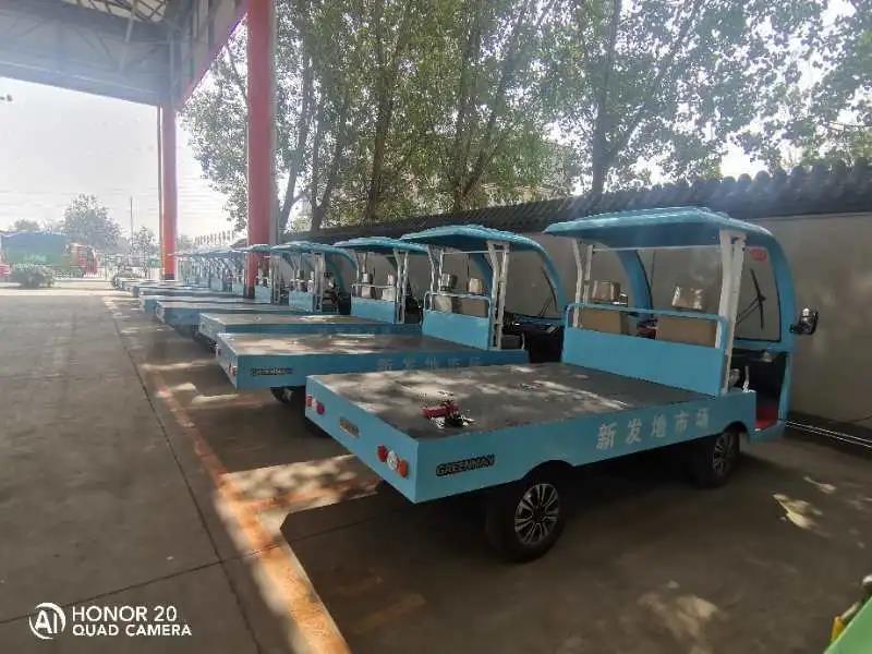 北京新發(fā)地市場(chǎng)復市·綠友電動(dòng)貨斗車(chē)大顯身手